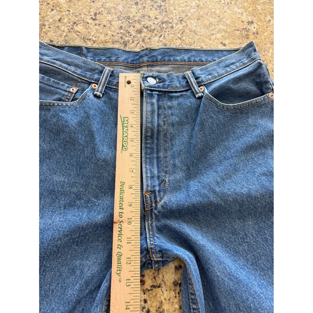 Levis 550 Jeans Relaxed Fit Denim Y2k Vintage 36 x 32 - Picture 5 of 10